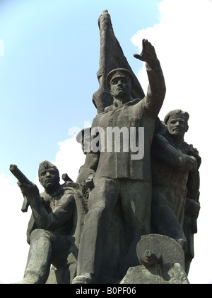 Era sovietica War Memorial, che commemora la fine della seconda guerra mondiale in rimembranza dei caduti. Foto Stock