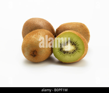 Quattro kiwi Foto Stock