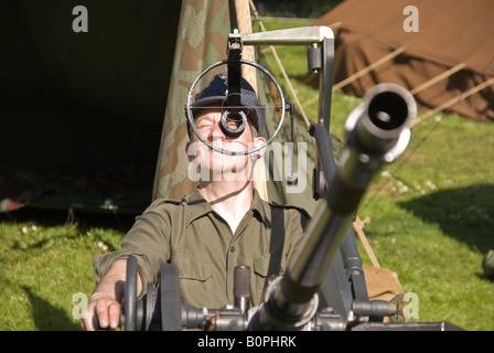 Il tedesco Guerra Mondiale 2 anti-aerei pistola Foto Stock