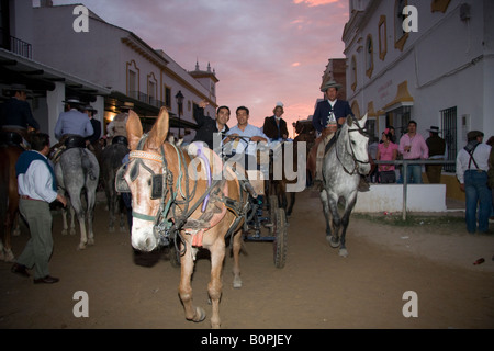 El Rocío di sera Foto Stock