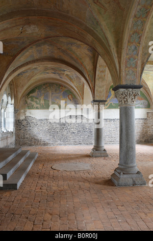 Brauweiler bei Pulheim, Abteikirche San Nicolò, Kapitelsaal Foto Stock