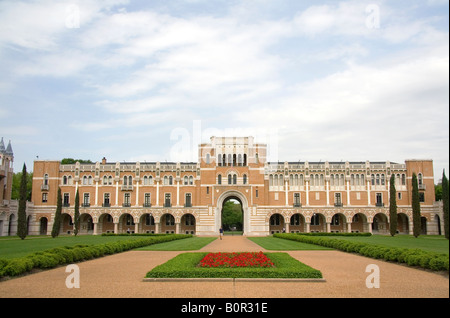 Lovett Hall nel campus dell'William Marsh Rice University di Houston in Texas Foto Stock