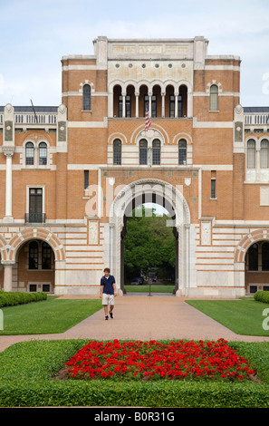 Lovett Hall nel campus di William Marsh Rice University di Houston in Texas Foto Stock