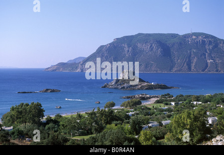 Insel Nisi Kastri Agios Stefanos Kos Griechenland Dodekanes Foto Stock