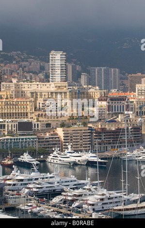 Il principato di Monaco e Monte Carlo, a sud della Francia Foto Stock