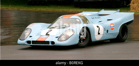 1970 Porsche 917K a Goodwood Festival della velocità, Sussex, Regno Unito. Foto Stock