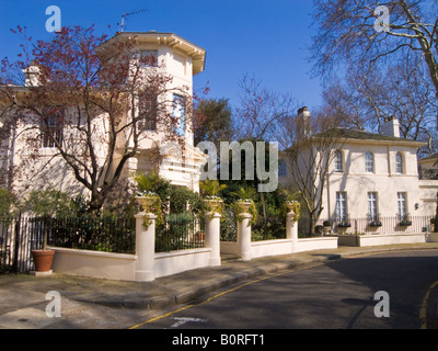 Park Village West Regent's Park City of Westminster Londra Inghilterra REGNO UNITO Foto Stock