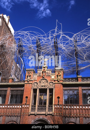 Fundacio Antoni Tapies Art Museum nella zona Eixample di Barcellona Spagna Catalunya Foto Stock