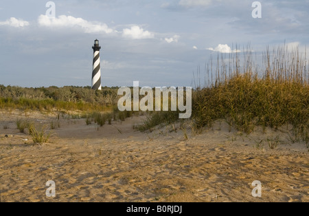 Sunrise, Cape Hatteras Lighthouse in Carolina del Nord Foto Stock