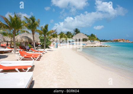 Kontiki Beach, Curacao, Antille olandesi Foto Stock