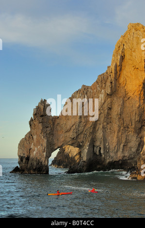 "Kayak a Lands End' Foto Stock