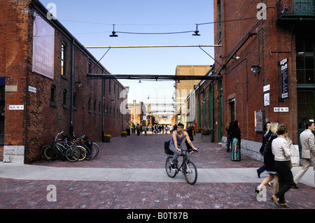 La Distilleria di un quartiere storico di Toronto Foto Stock