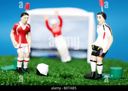 Tipp Kick tavolo gioco di calcio Foto Stock