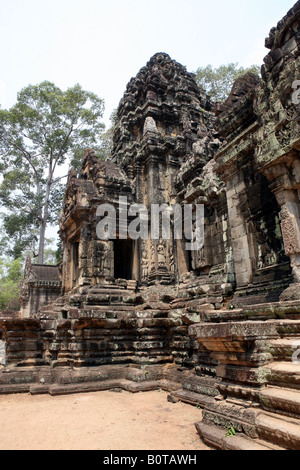 Thommanon un Santuario costruito da Suryavaraman 2 nel XII C appena ad est del fossato di Angkor Thom Foto Stock