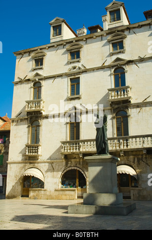 Vocni trg square in Split Croazia Europa Foto Stock