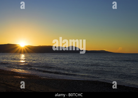 Tramonti Costiera della penisola di Akamas North Western Cipro Foto Stock