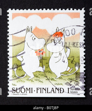 Il finlandese francobollo Foto Stock