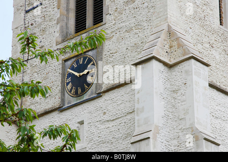 Chiesa Grantchester orologio a 10 a 3. Foto Stock