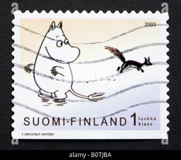 Il finlandese francobollo Foto Stock