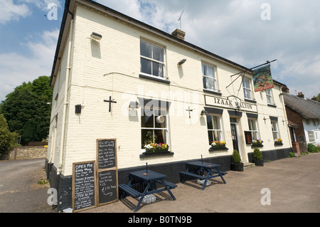 Izaak Walton Pub East Meon Hampshire REGNO UNITO Foto Stock