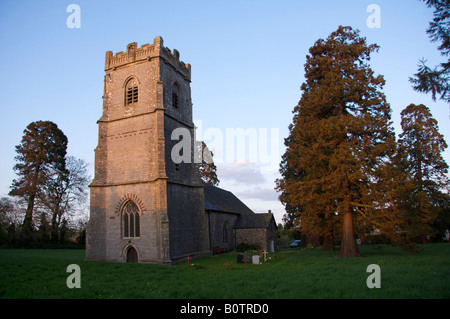 Santa Brigida s Church St Brides Wentlooge Newport Foto Stock