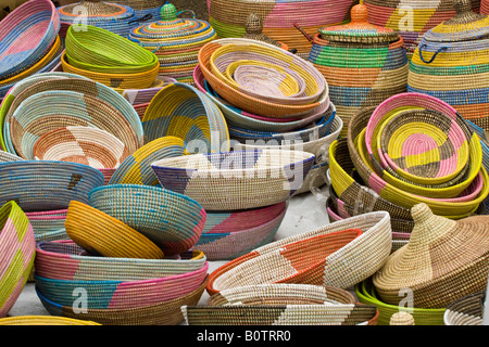Ceste africane in vendita negli Stati Uniti durante il festival Foto Stock