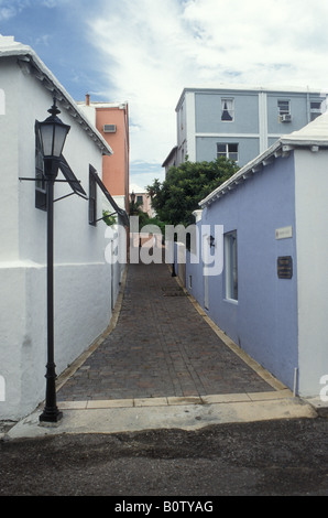 Barbiere's Alley, St George, Bermuda Foto Stock