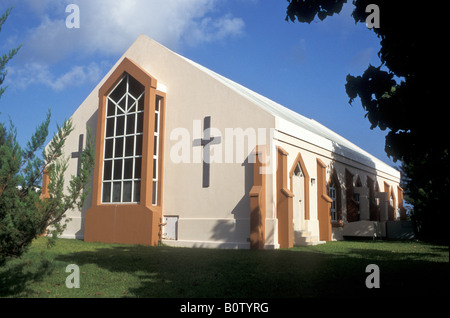 Wellington chiesa battista, Mullet Bay, St George, Bermuda Foto Stock