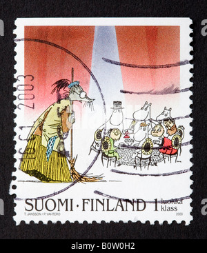 Il finlandese francobollo Foto Stock