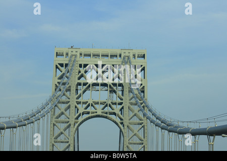 George Washington Bridge New York City NY USA Foto Stock