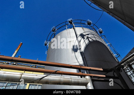 Serbatoi, vecchio Deutsche Bahn o German Rail edificio, Monaco di Baviera, Germania Foto Stock