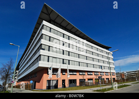Entwicklung und Logistikzentrum, centro per lo sviluppo e la logistica, BMW, Mini, Monaco di Baviera, Germania Foto Stock