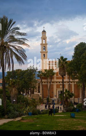 La Chiesa di San Pietro, Jaffa, Tel Aviv, Israele, Medio Oriente Foto Stock