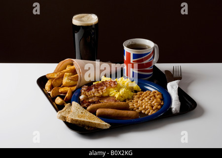 Stereotipati di cibo inglese Foto Stock