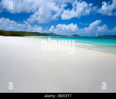 Whitehaven Beach, Whitsunday Island, in Australia Foto Stock