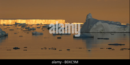 Tramonto antartico umore, Antartide, Suedpolarmeer Foto Stock