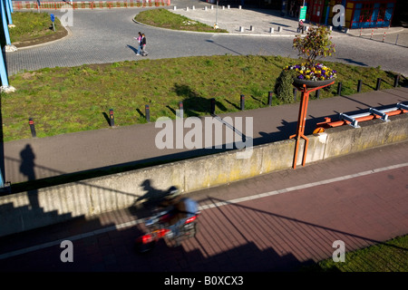 Un giorno ad Anversa, momenti in Belgio, Gran Via di Fuga Foto Stock