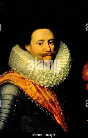 Ritratto di Frederick Henry, o Frederik Hendrik 1619 1621 Michiel Jansz van Mierevelt Paesi Bassi Olanda olandese Foto Stock