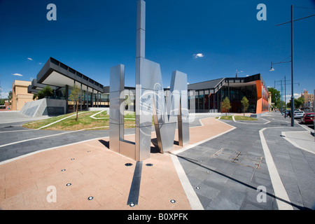 Albury distretto culturale, Albury, Nuovo Galles del Sud, Australia. Architetto: Ashton Raggatt McDougall Foto Stock