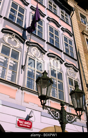 Repubblica Ceca, Praga, piccola piazza Malé Namesti Foto Stock