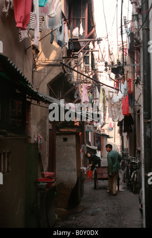 Case nella città vecchia di Nanshi, Cina Shanghai, Nanshi Foto Stock
