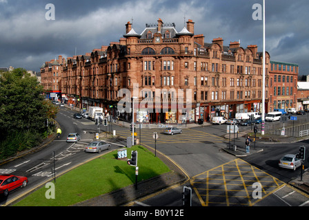 St George's Mansions,Charing Cross,Glasgow Foto Stock