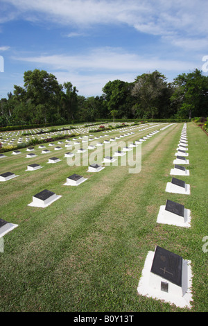 Guerra Mondiale 2 Memorial, Pulau Labuan, Sabah Malaysian Borneo Foto Stock