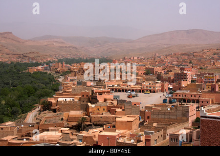 Vista su Boumaine du Dades Marocco Foto Stock