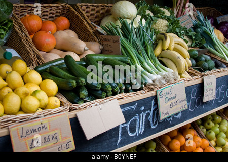 Organici mercato vegetale Foto Stock