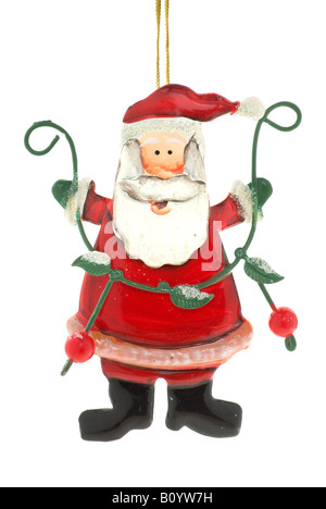 Decorazione di Natale, Babbo Natale Foto Stock