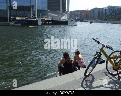 Una scena a Berlino, Germania Foto Stock