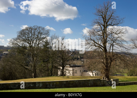 La Collina del Castello case, Bakewell, Derbyshire, Peak District Naitonal Park. Architetto: Lathams Foto Stock