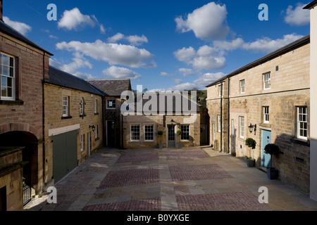 La Collina del Castello case, Bakewell, Derbyshire, Peak District Naitonal Park. Architetto: Lathams Foto Stock