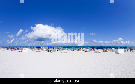 South Beach, Miami, Florida, Stati Uniti d'America Foto Stock